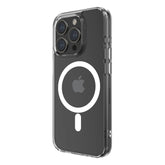 QDOS iPhone 15, 15 Pro Clear Case with MagSafe Charging Hybrid Force with Snap - FIXgenie